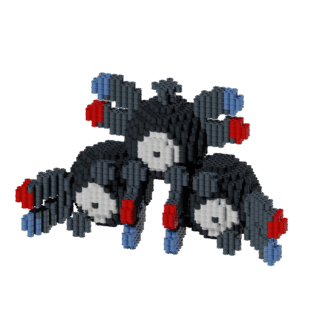 Patrón Pokémon Magneton – fusebeads