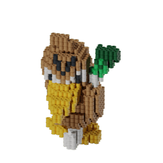 Patrón Pokémon Farfetchd – fusebeads