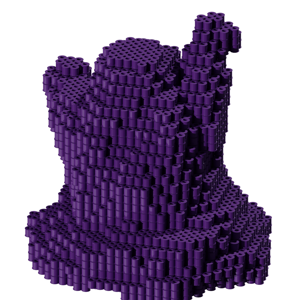 Patrón Pokémon Grimer – fusebeads
