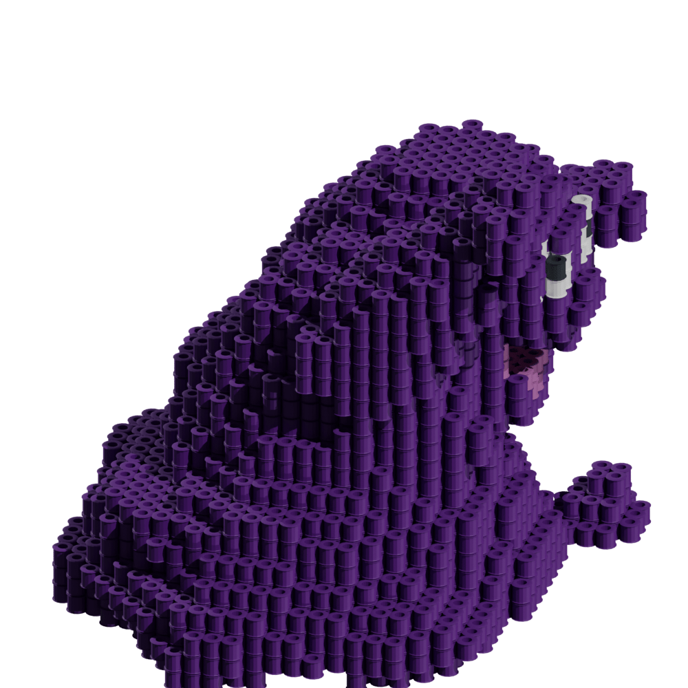 Patrón Pokémon Grimer – fusebeads