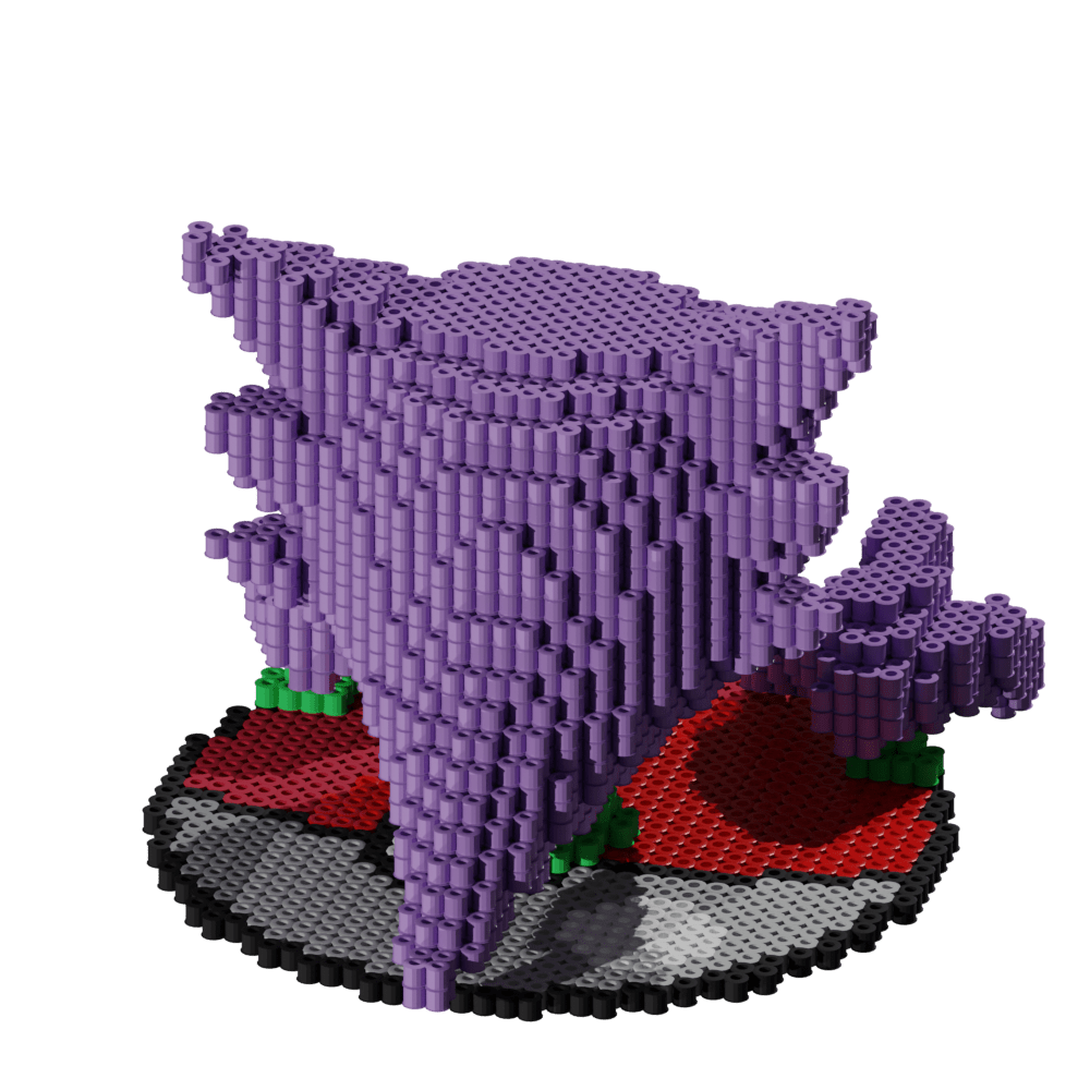 Patrón Pokémon Haunter – fusebeads