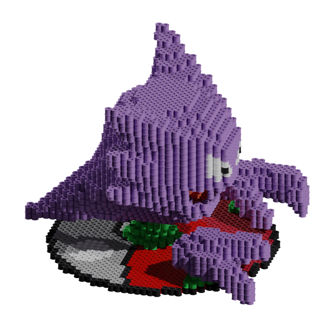 Patrón Pokémon Haunter – fusebeads