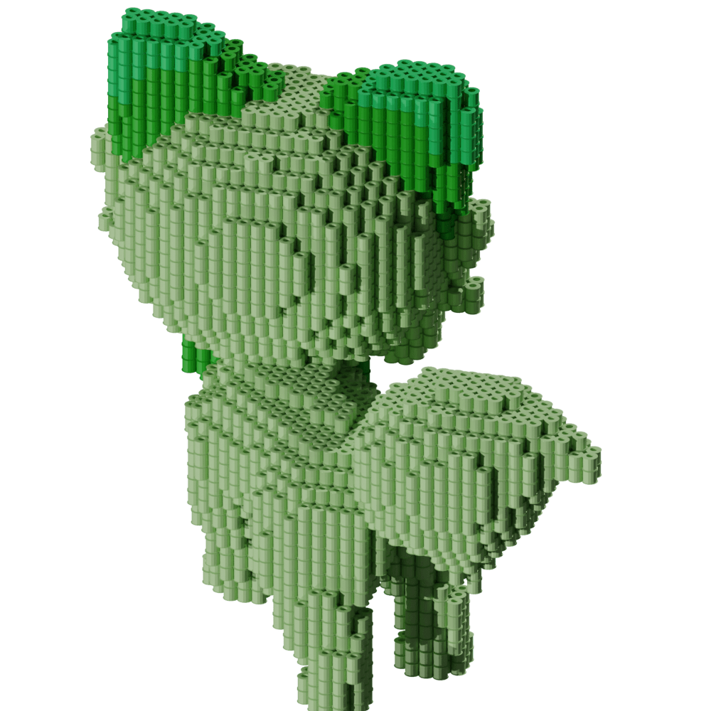 Patrón Pokémon Sprigatito – fusebeads
