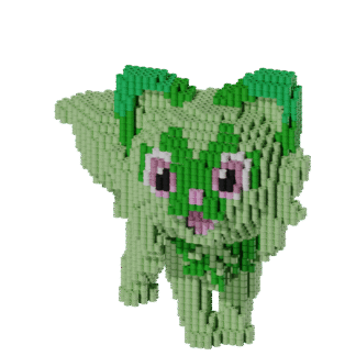 Patrón Pokémon Sprigatito – fusebeads