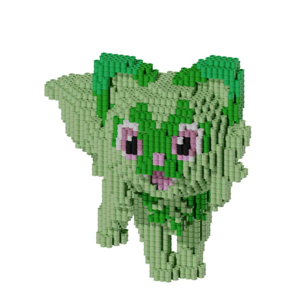 Patrón Pokémon Sprigatito – fusebeads