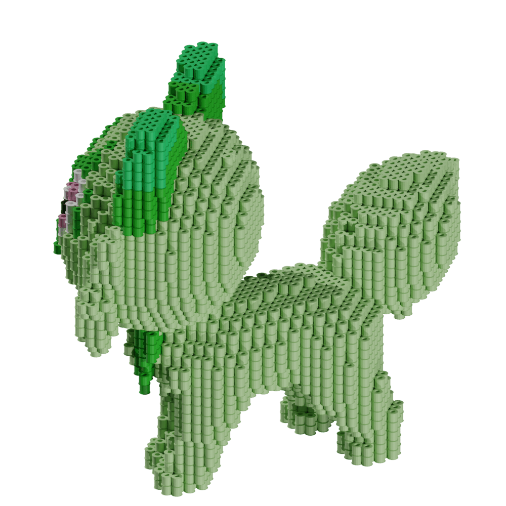 Patrón Pokémon Sprigatito – fusebeads