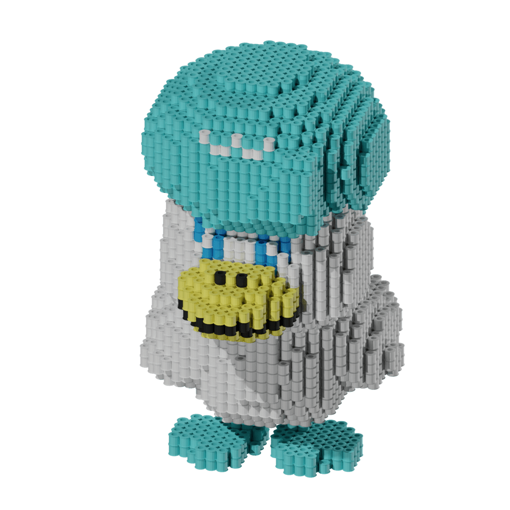 Patrón Pokémon Quaxly – fusebeads