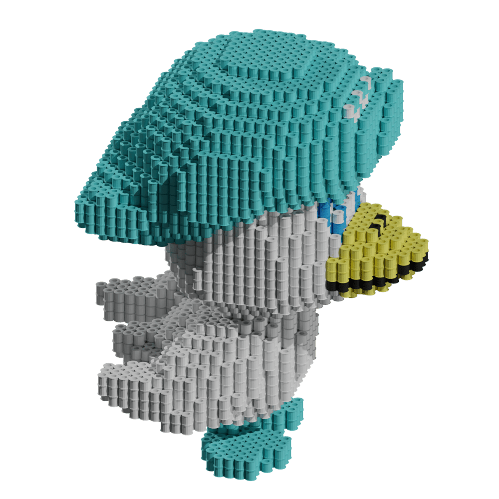 Patrón Pokémon Quaxly – fusebeads