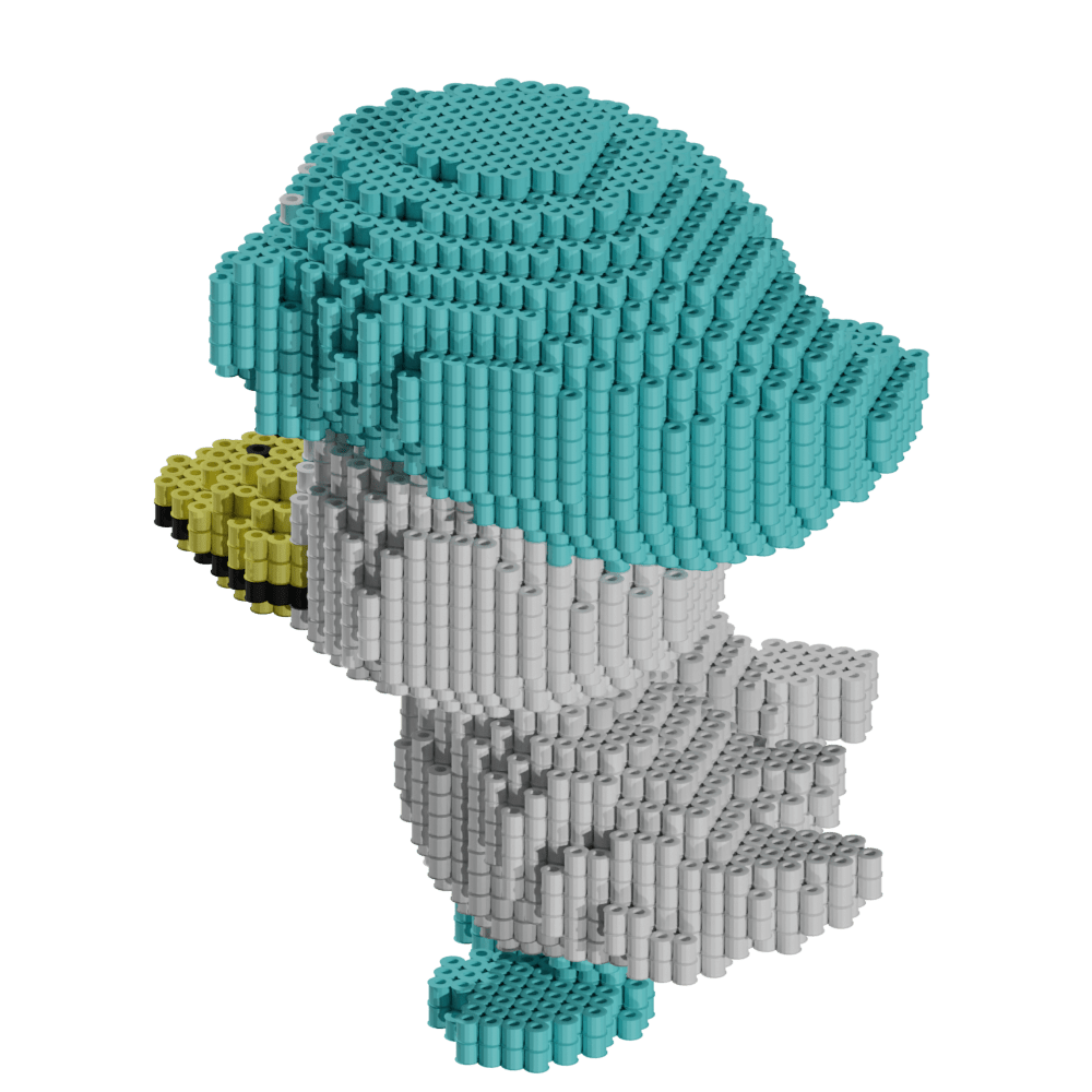 Patrón Pokémon Quaxly – fusebeads