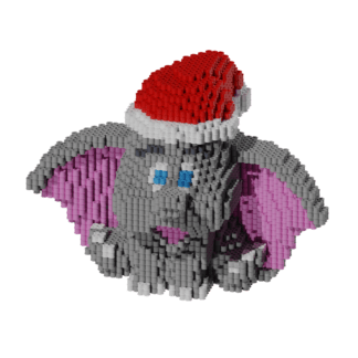 Patrón Disney - Dumbo Santa – fusebeads