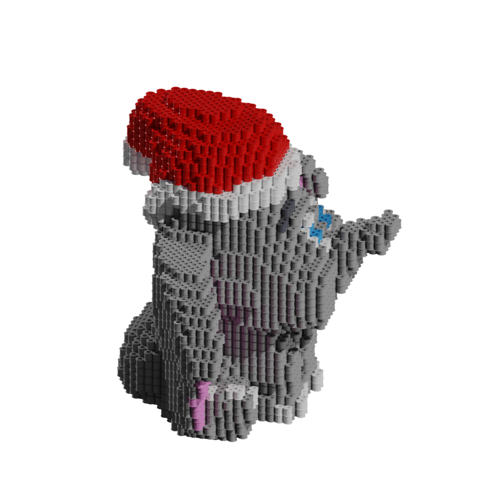 Patrón Disney - Dumbo Santa – fusebeads