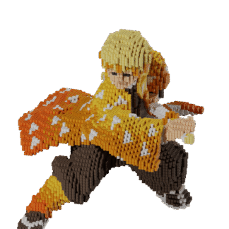 Patrón Kimetsu no Yaiba Zenitsu Pose – fusebeads