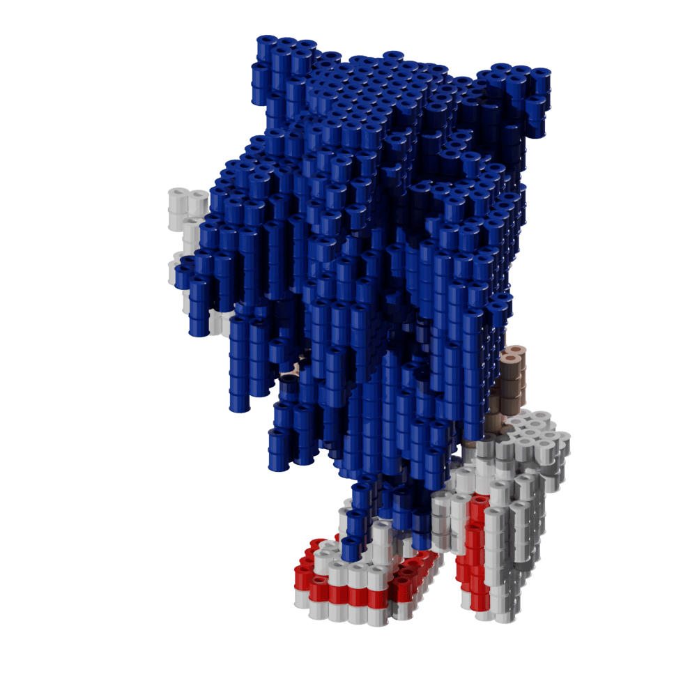Patrón Sonic The Hedgehog - Sonic – fusebeads