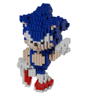 Patrón Sonic The Hedgehog - Sonic – fusebeads