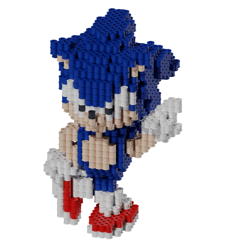 Patrón Sonic The Hedgehog - Sonic – fusebeads