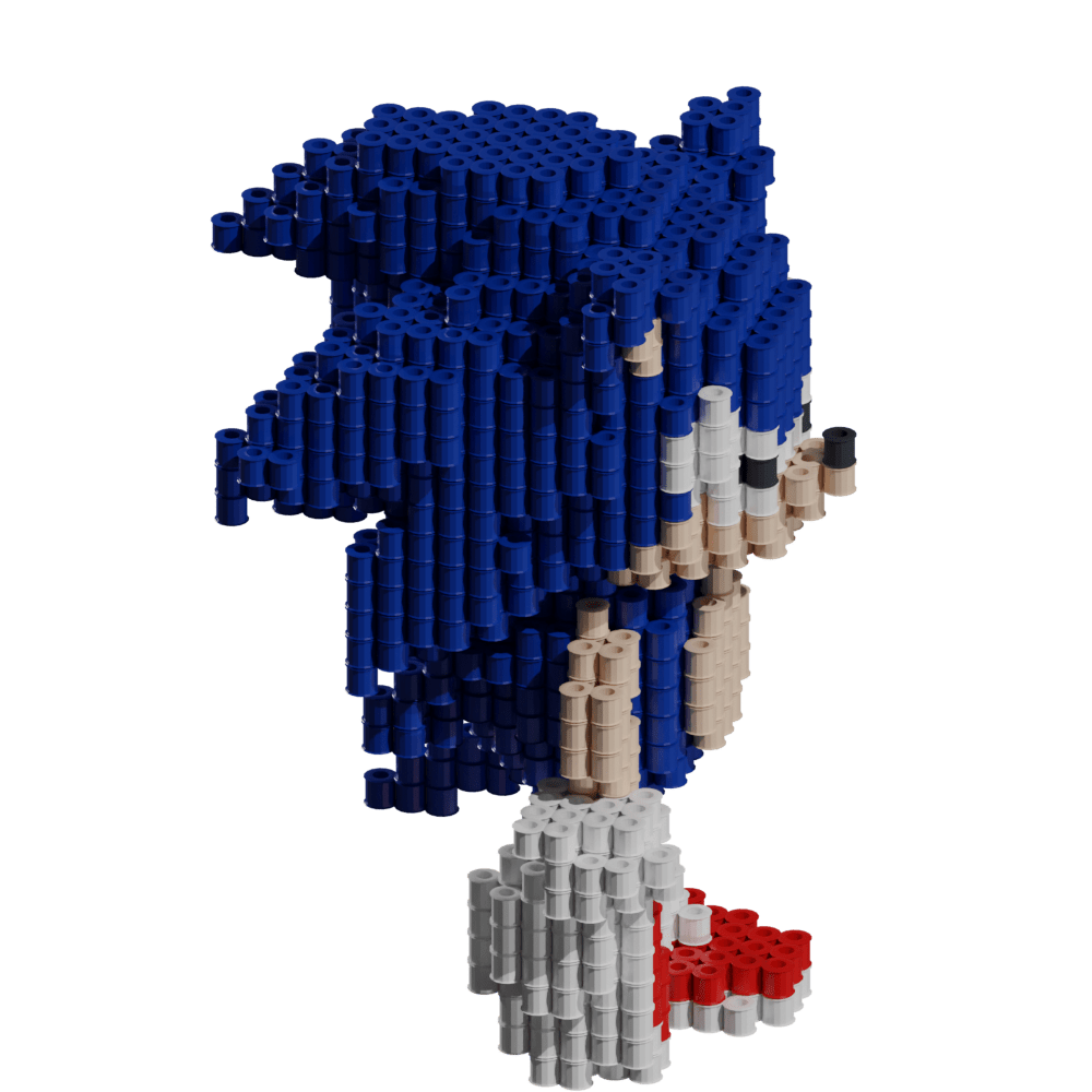 Patrón Sonic The Hedgehog - Sonic – fusebeads