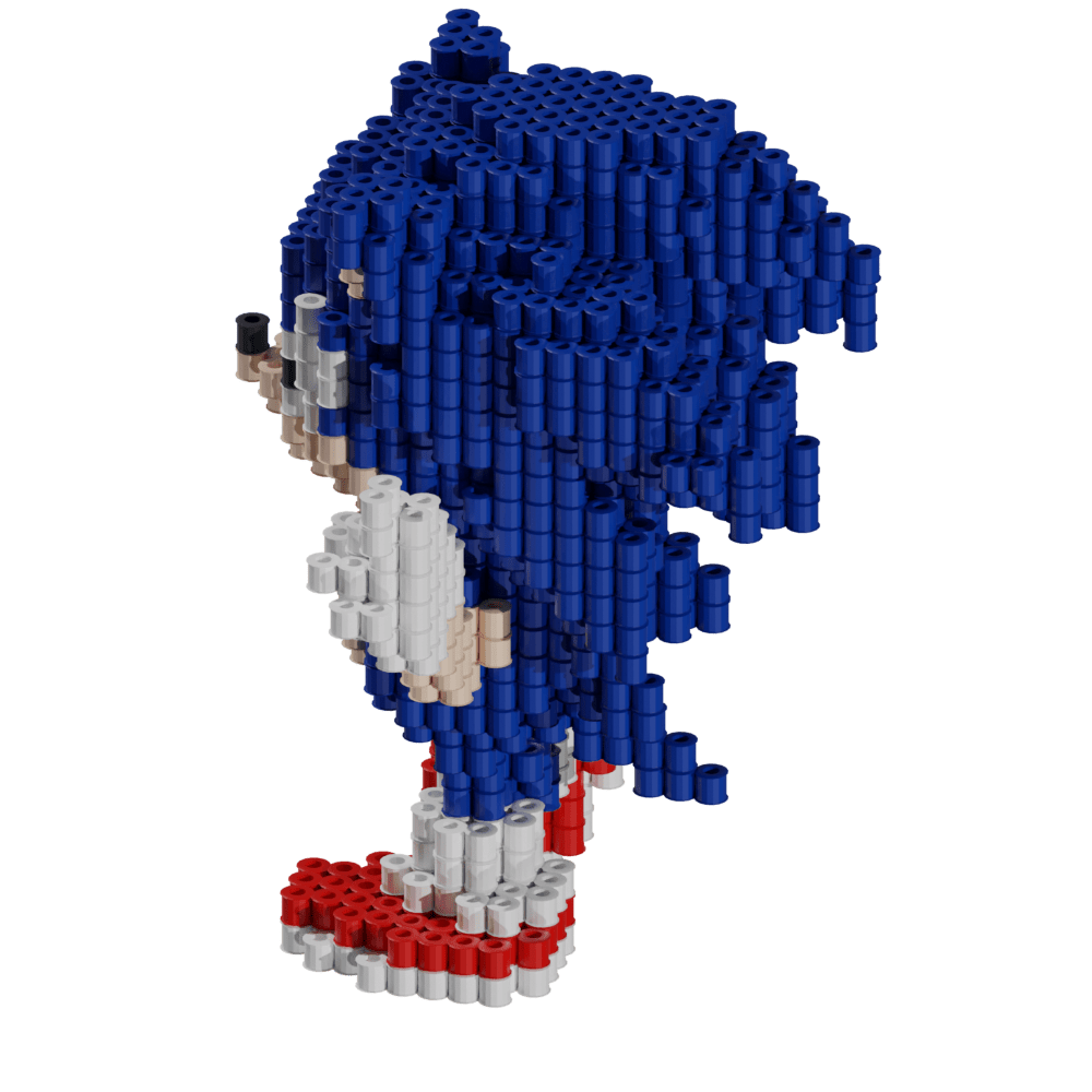 Patrón Sonic The Hedgehog - Sonic – fusebeads