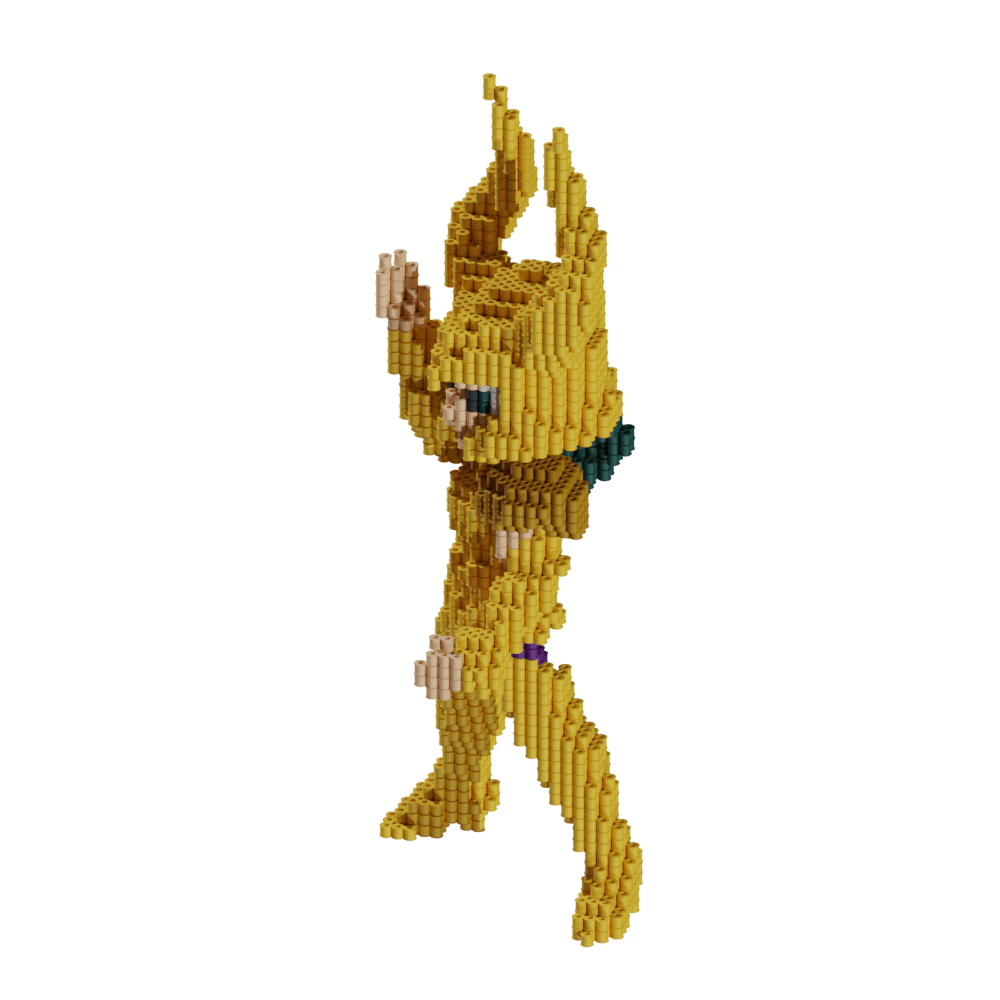 Patrón Caballeros del Zodiaco Shura de CAPRICORNIO – fusebeads