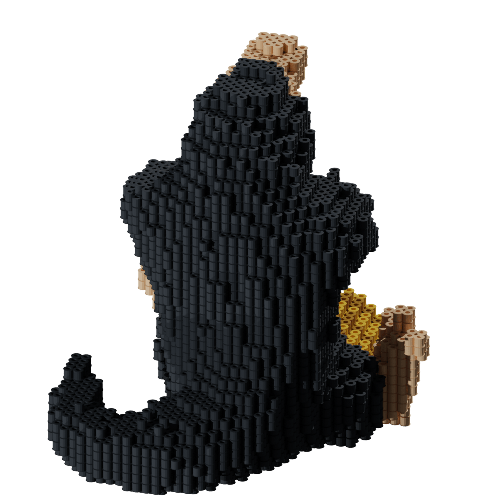 Patrón Harry Potter Niffler-Escarapato. – fusebeads