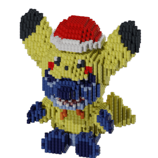 Patró Lilo & Stitch - Stich-pikachu Navidad – fusebeads