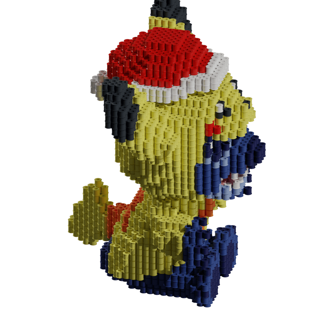 Patró Lilo & Stitch - Stich-pikachu Navidad – fusebeads