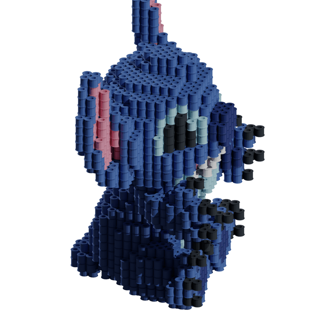 Patrón Lilo & Stitch - Stitch. – fusebeads