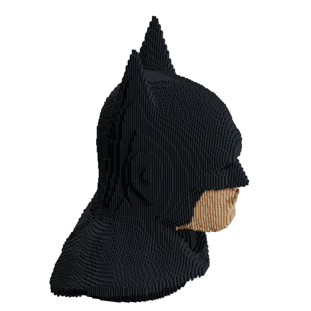 Patrón Héroes DC - Busto Batman – fusebeads