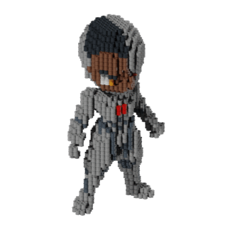 Patrón Héroes DC - Cyborg – fusebeads
