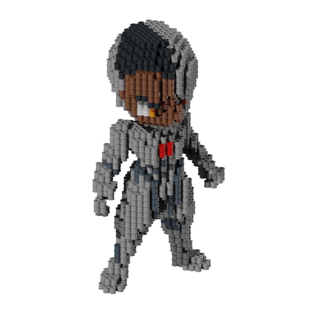 Patrón Héroes DC - Cyborg – fusebeads