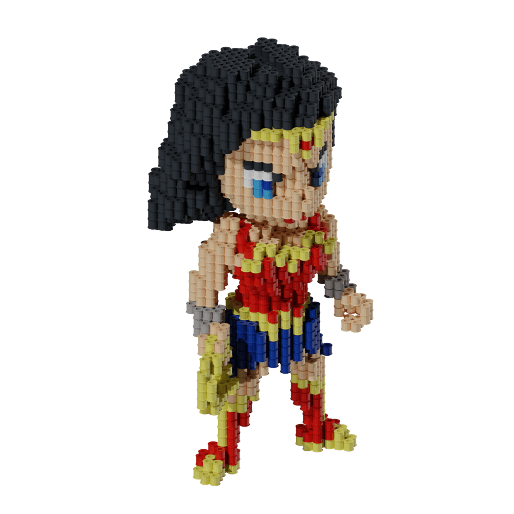 Patrón Héroes DC -Wonder Woman – fusebeads