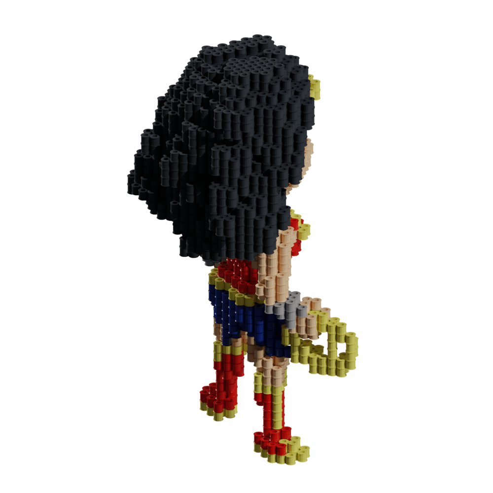 Patrón Héroes DC -Wonder Woman – fusebeads