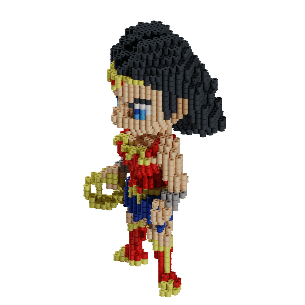 Patrón Héroes DC -Wonder Woman – fusebeads