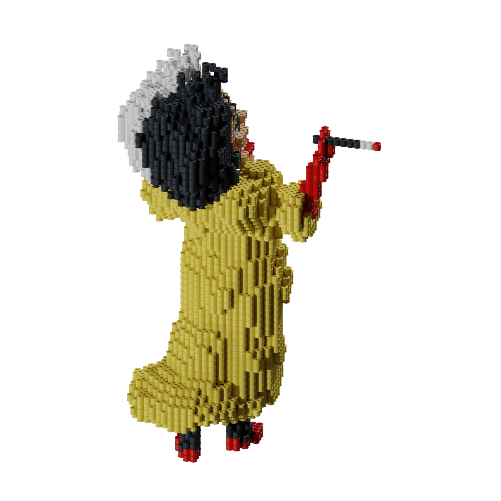 Patrón Villanos Disney - Cruella de Vil – fusebeads
