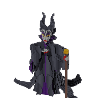 Patrón Villanos Disney - Malefica. – fusebeads