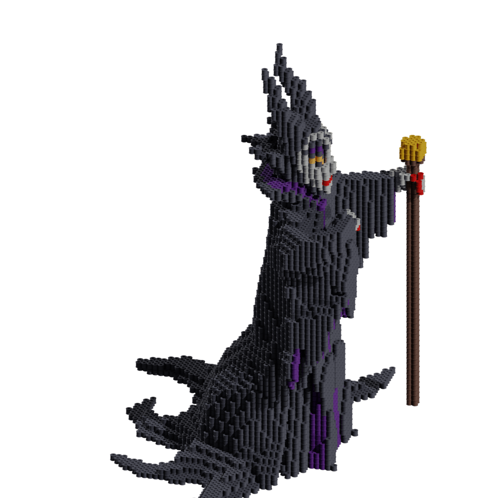 Patrón Villanos Disney - Malefica. – fusebeads