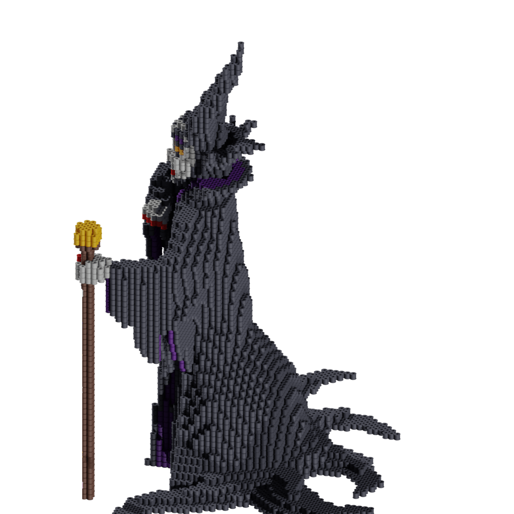 Patrón Villanos Disney - Malefica. – fusebeads