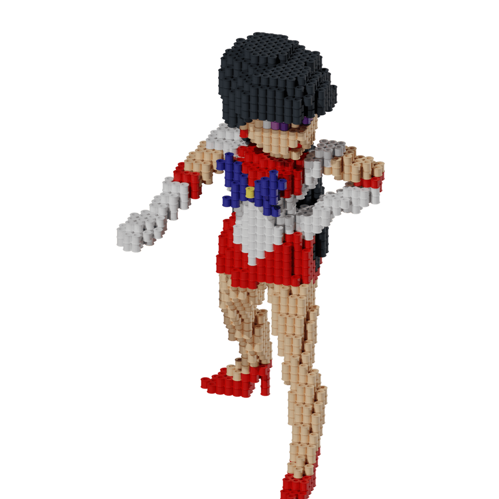 Patrón Sailor Moon - Sailor Marte. – fusebeads