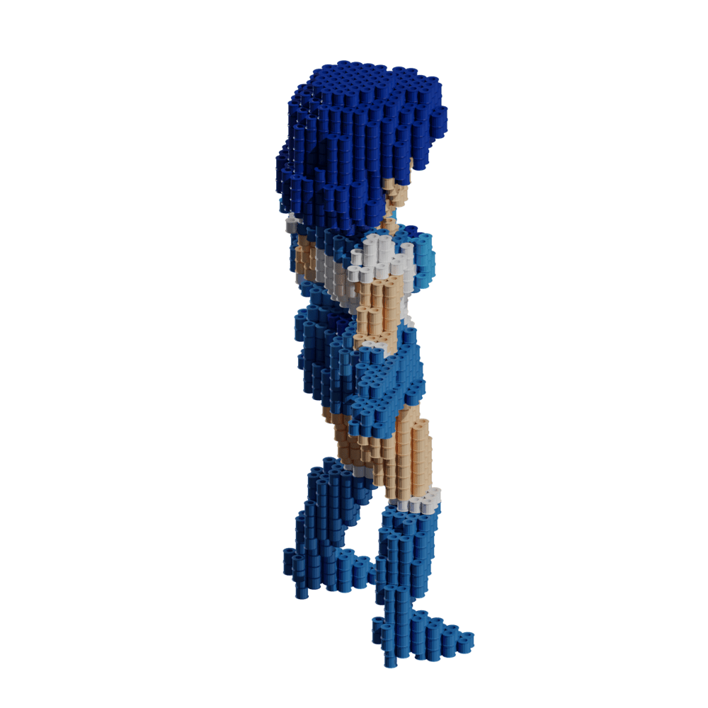 Patrón Sailor Moon - Sailor Mercury. – fusebeads