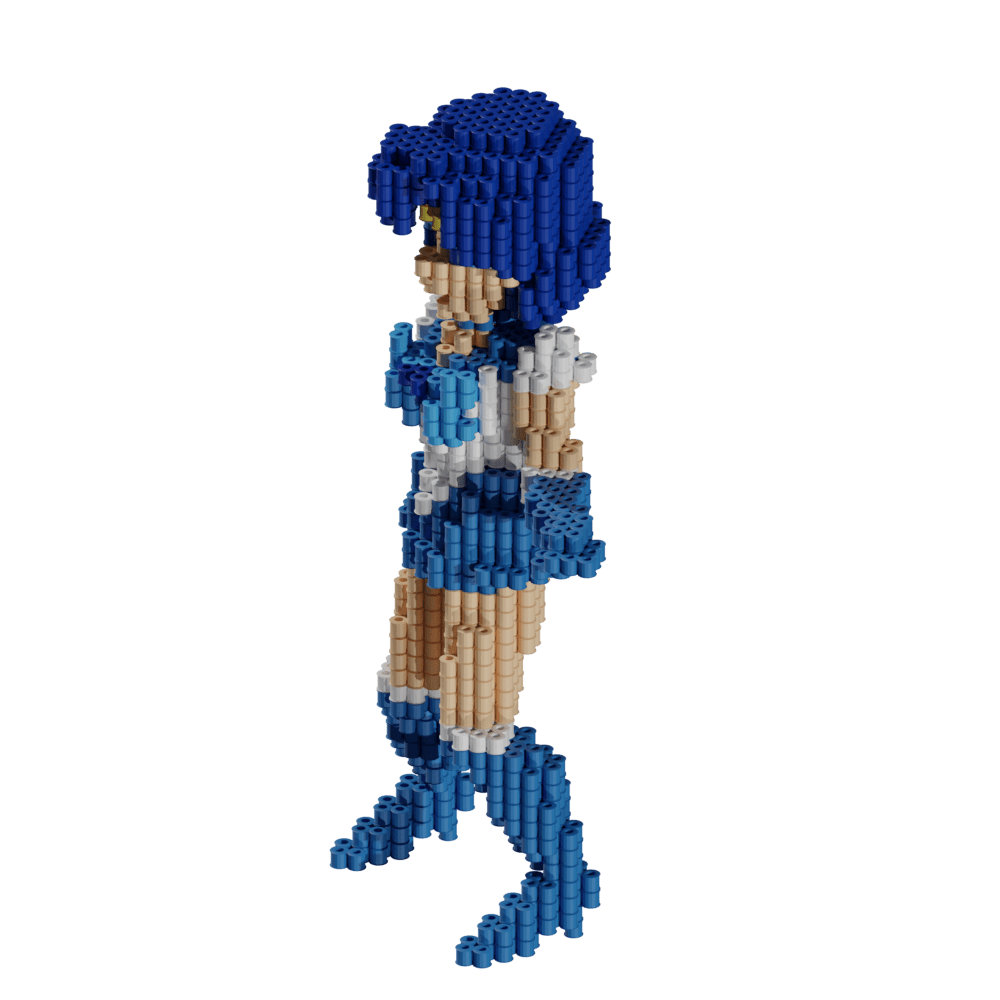 Patrón Sailor Moon - Sailor Mercury. – fusebeads