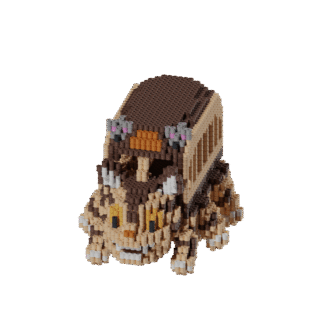 Patrón Estudio Ghibli Gatobus – fusebeads