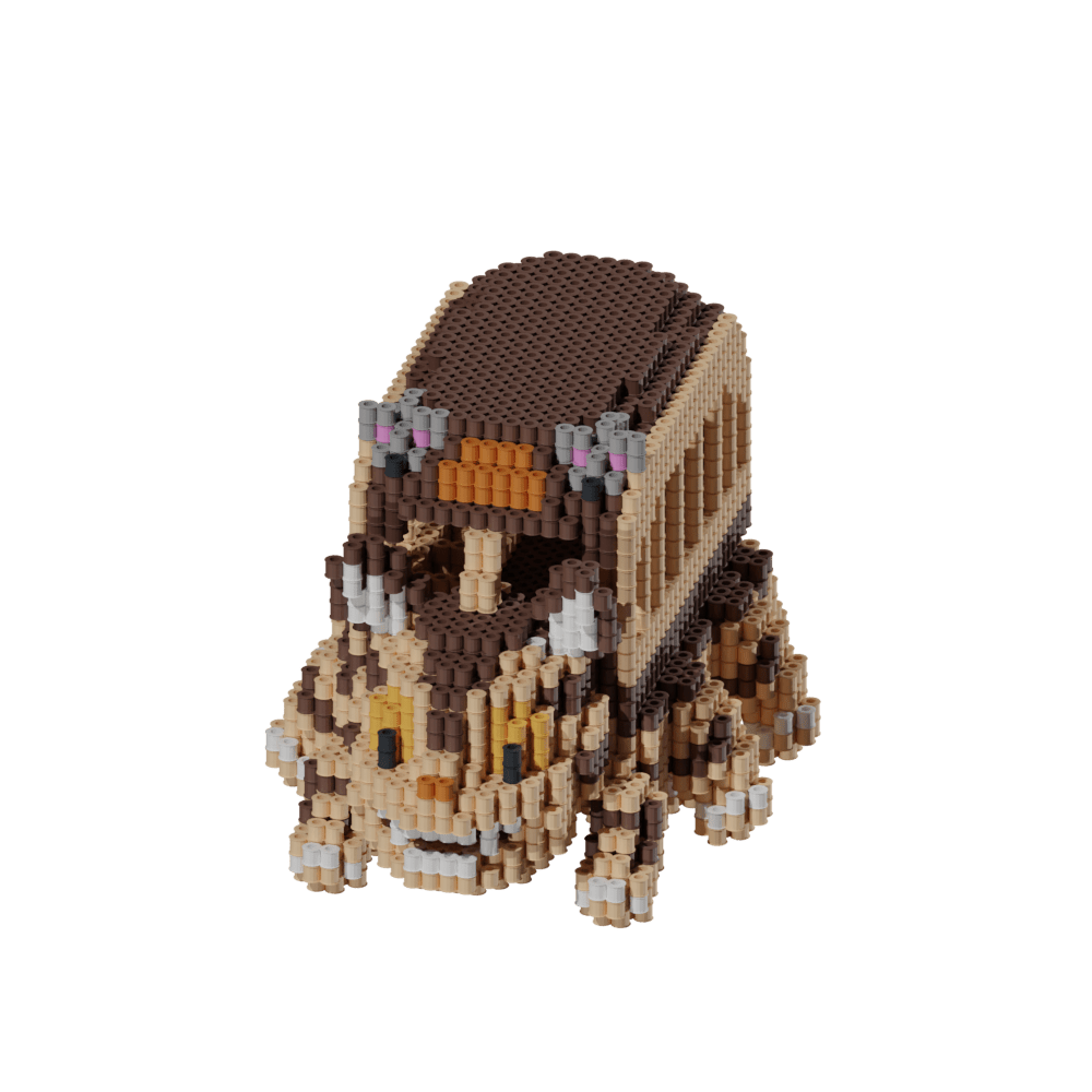 Patrón Estudio Ghibli Gatobus – fusebeads