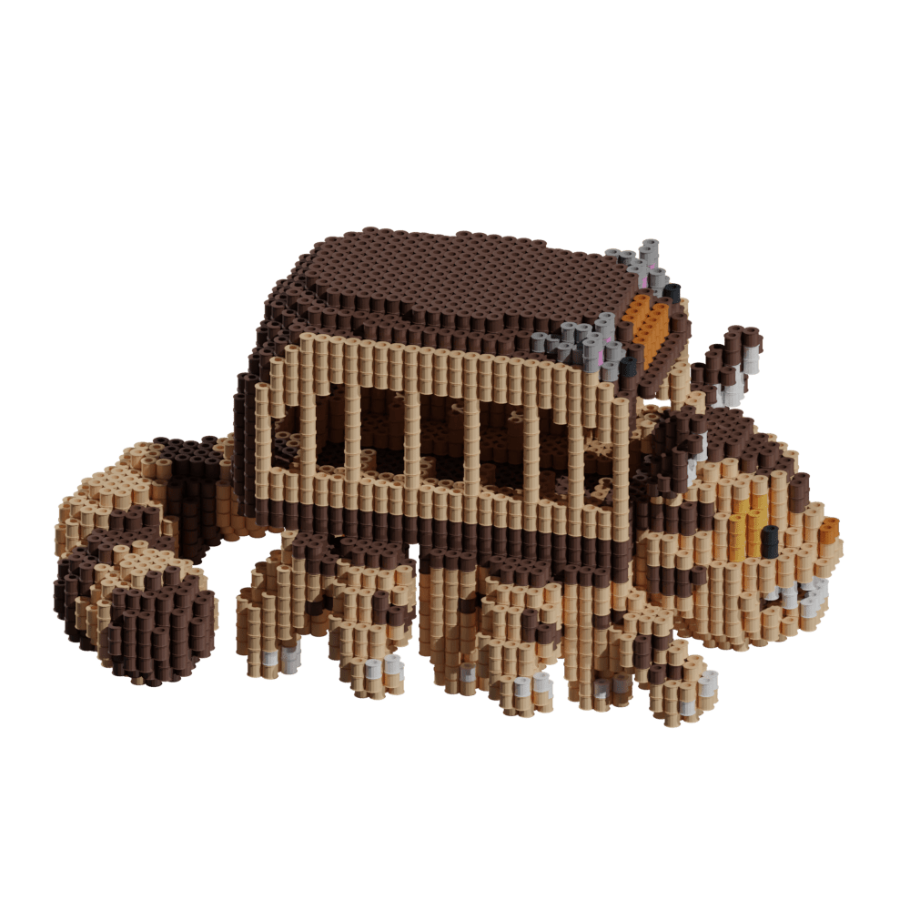 Patrón Estudio Ghibli Gatobus – fusebeads