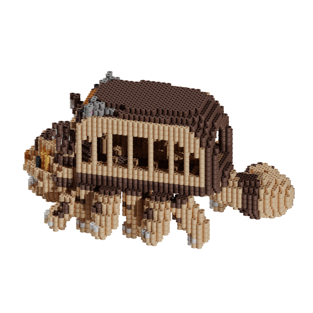 Patrón Estudio Ghibli Gatobus – fusebeads