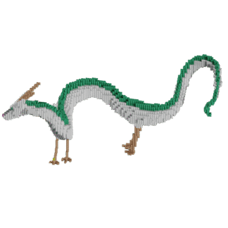 Patrón Estudio Ghibli Haku – fusebeads