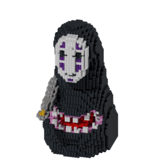 Patrón Estudio Ghibli Kaonashi. – fusebeads