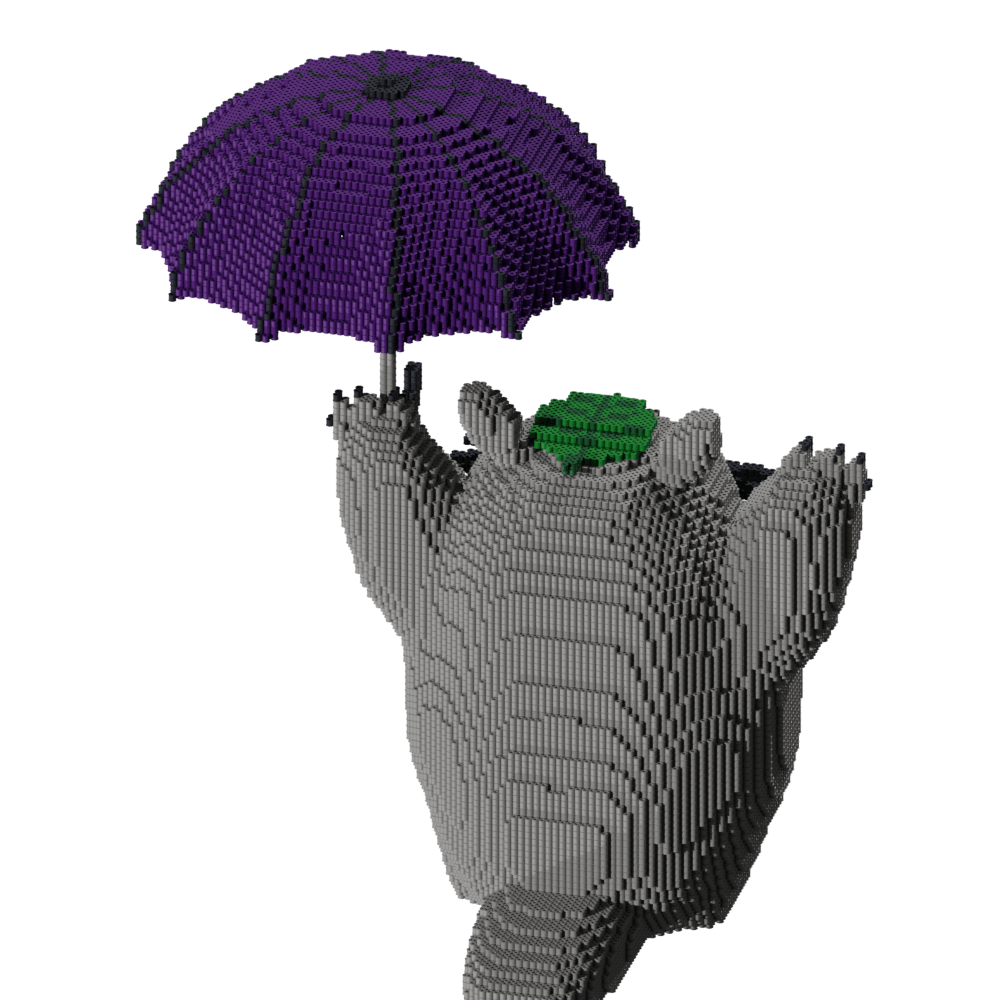 Patrón Estudio Ghibli Totoro Pose 1. – fusebeads