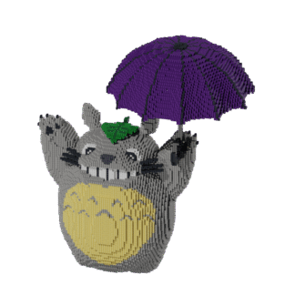 Patrón Estudio Ghibli Totoro Pose 1. – fusebeads