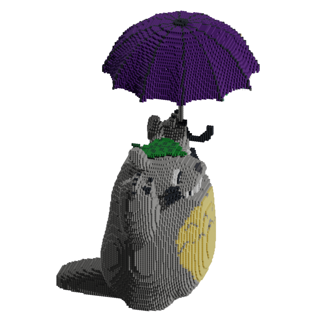 Patrón Estudio Ghibli Totoro Pose 1. – fusebeads
