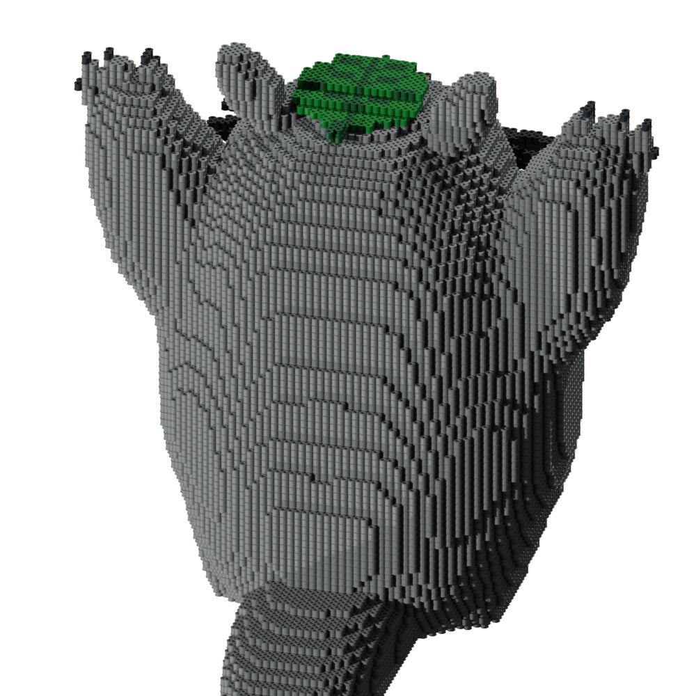 Patrón Estudio Ghibli Totoro Pose 2 – fusebeads