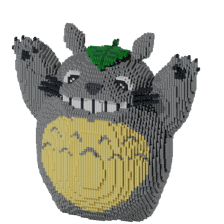 Patrón Estudio Ghibli Totoro Pose 2 – fusebeads